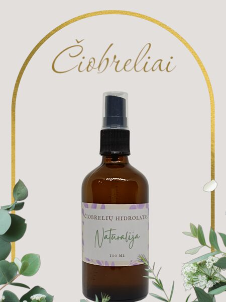 Čiobrelių hidrolatas 100ml